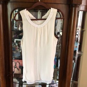 Gauze flowing dressy tank